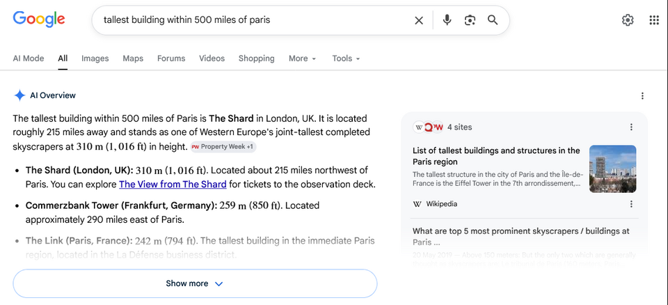 AI Overviews illustration
