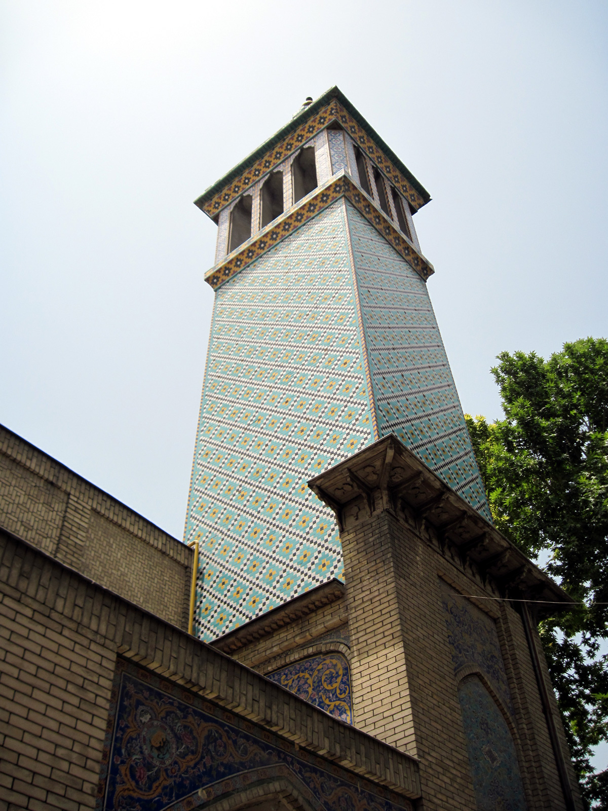 Windtower at Golestan Palace.