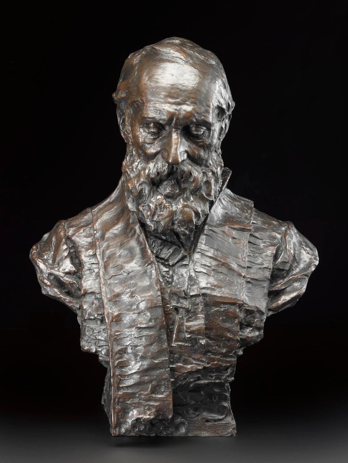 Bronze bust of Lord Kelvin by A. McFarlane Shannan, Glasgow, Scotland, 1942-1945.