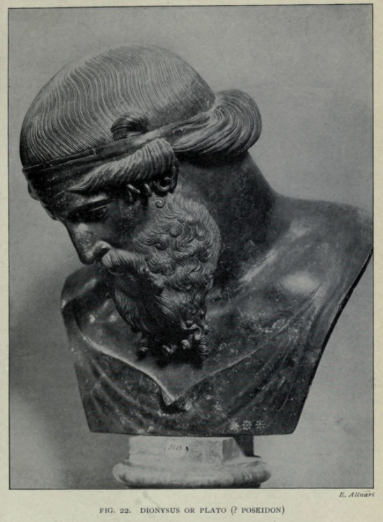 Dionysus or Plato sculpture, or Poseidon