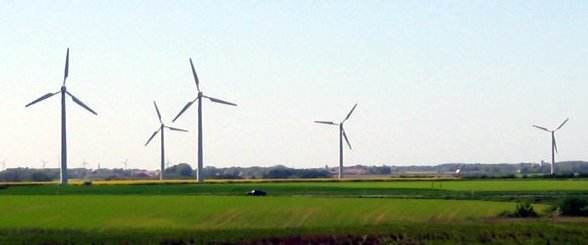 Wind turbines (Vendsyssel, Denmark, 2004)