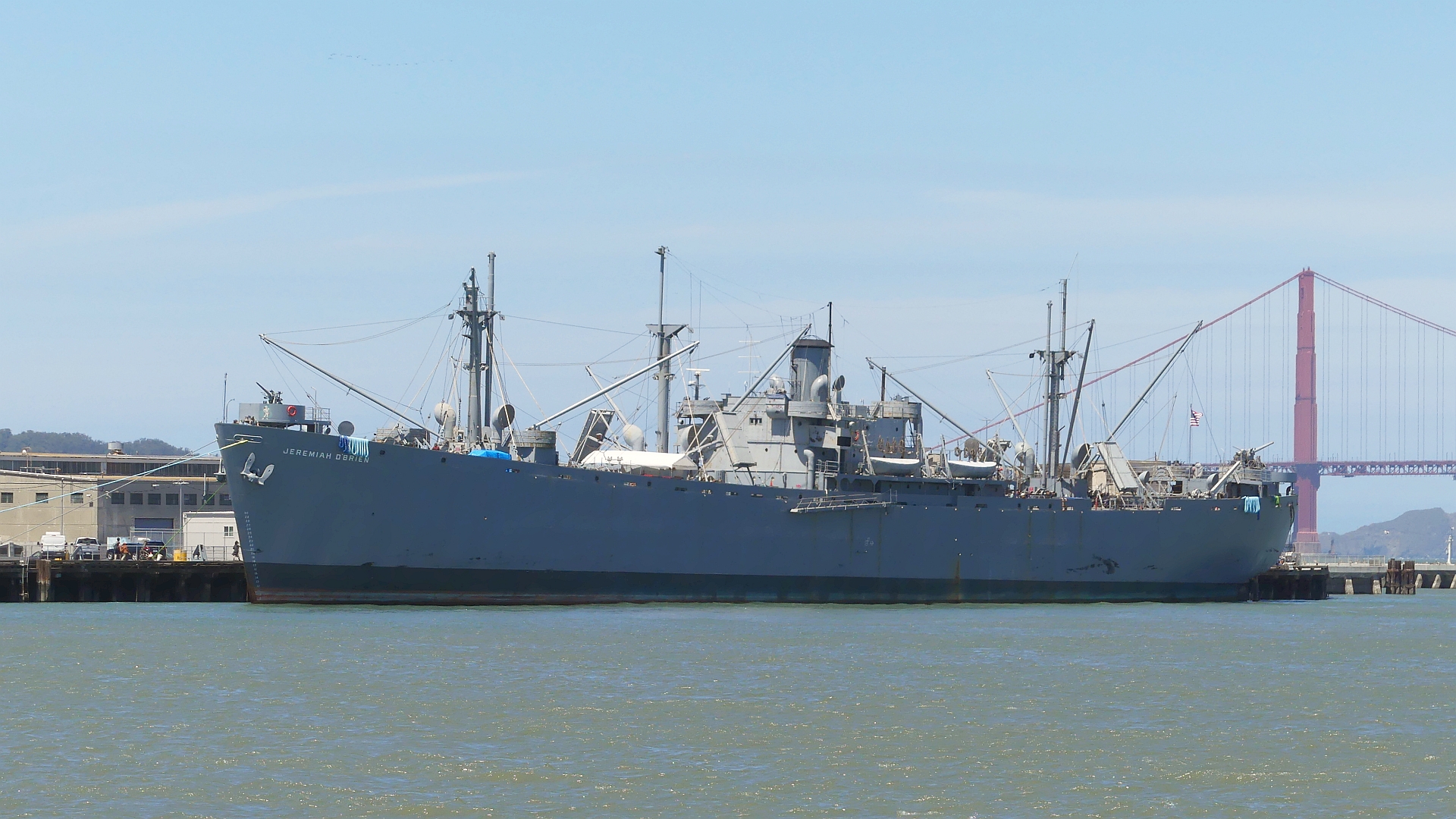 Le Jeremiah O'Brien à San Francisco le 16 juin 2022.