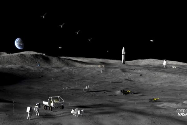 Rover’lar ve dronlar, NASA’nın Ay üssünün temellerini atıyor.
