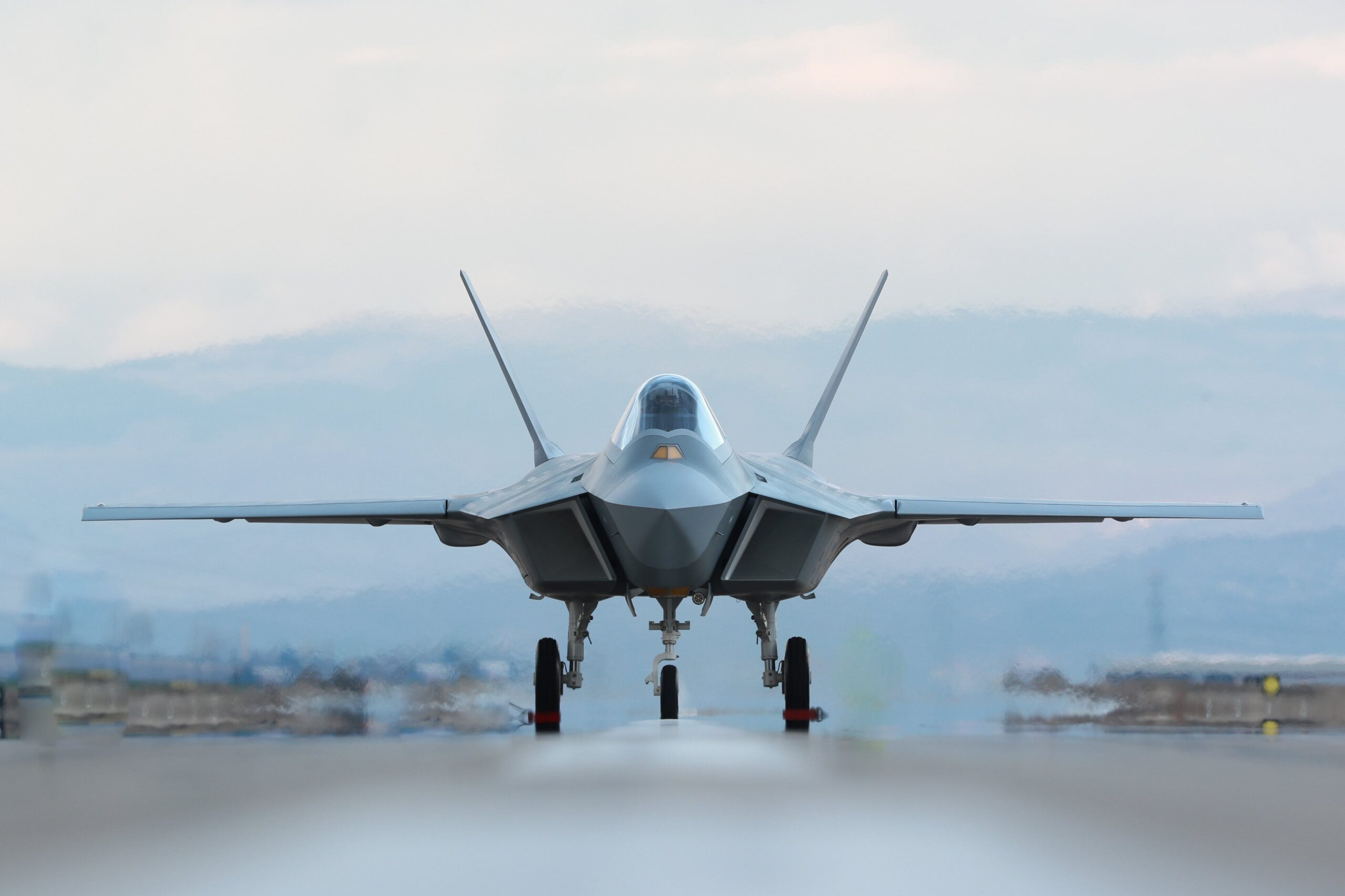 TAI TF-X Taxi Trials at Ankara TAI Base, 17 March 2023.