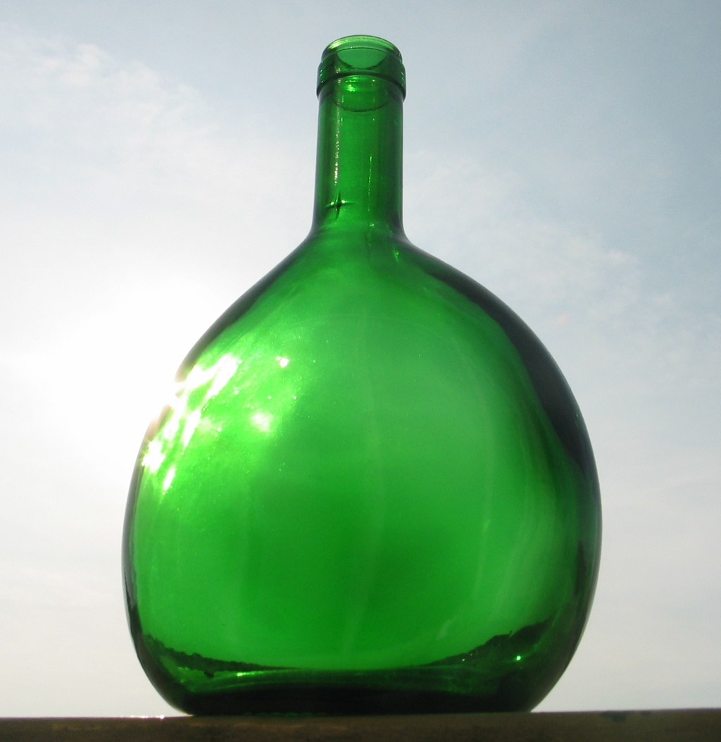 a Bocksbeutel style Bottle