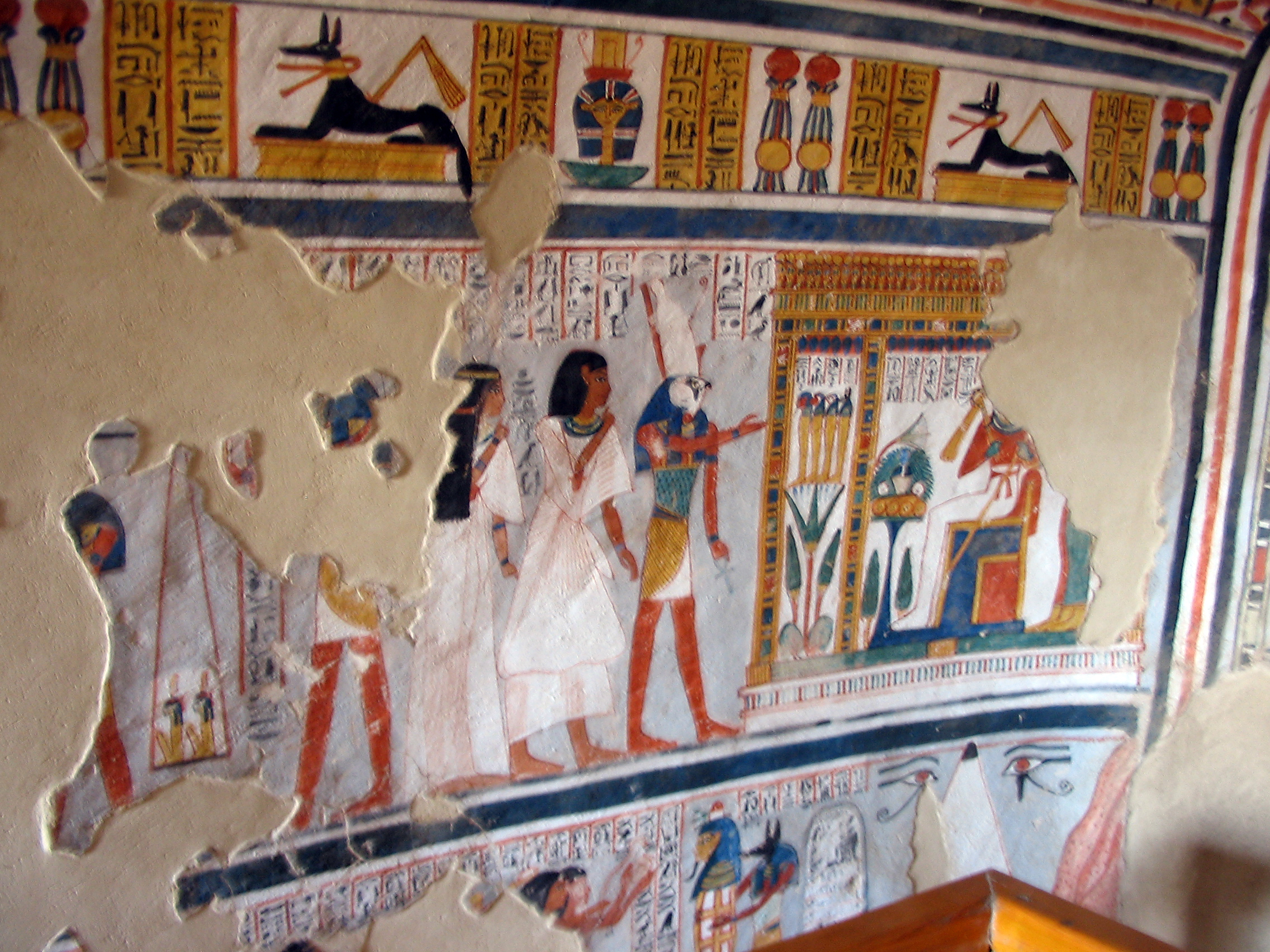 Theban Tomb TT255 at Dra Abu el-Naga belongs to the 18th dynasty official Roy who served as a roy...