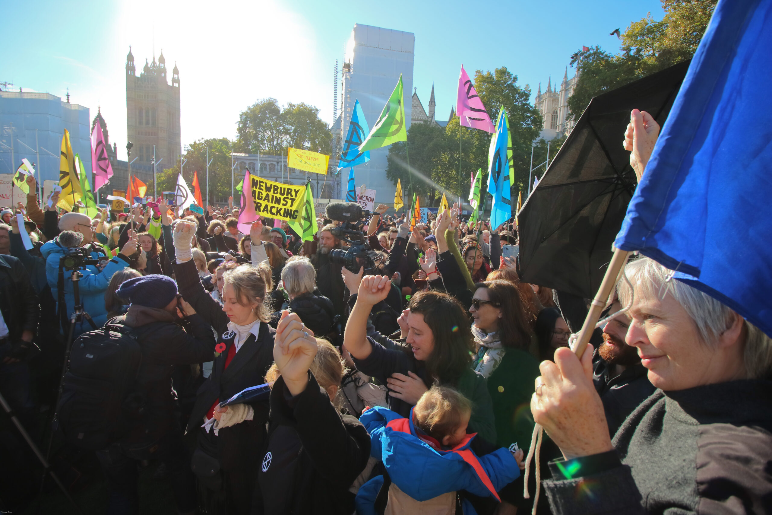 Declaration of Rebellion at Parliament Square, London, on 31 October 2018.