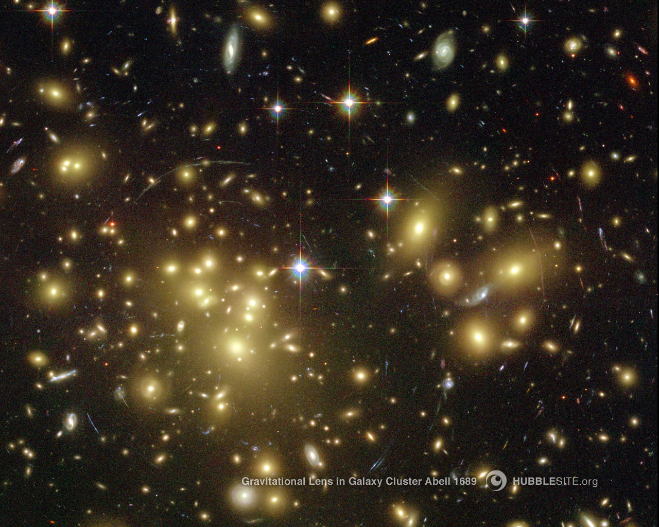 Galaxy Abell 1689's 