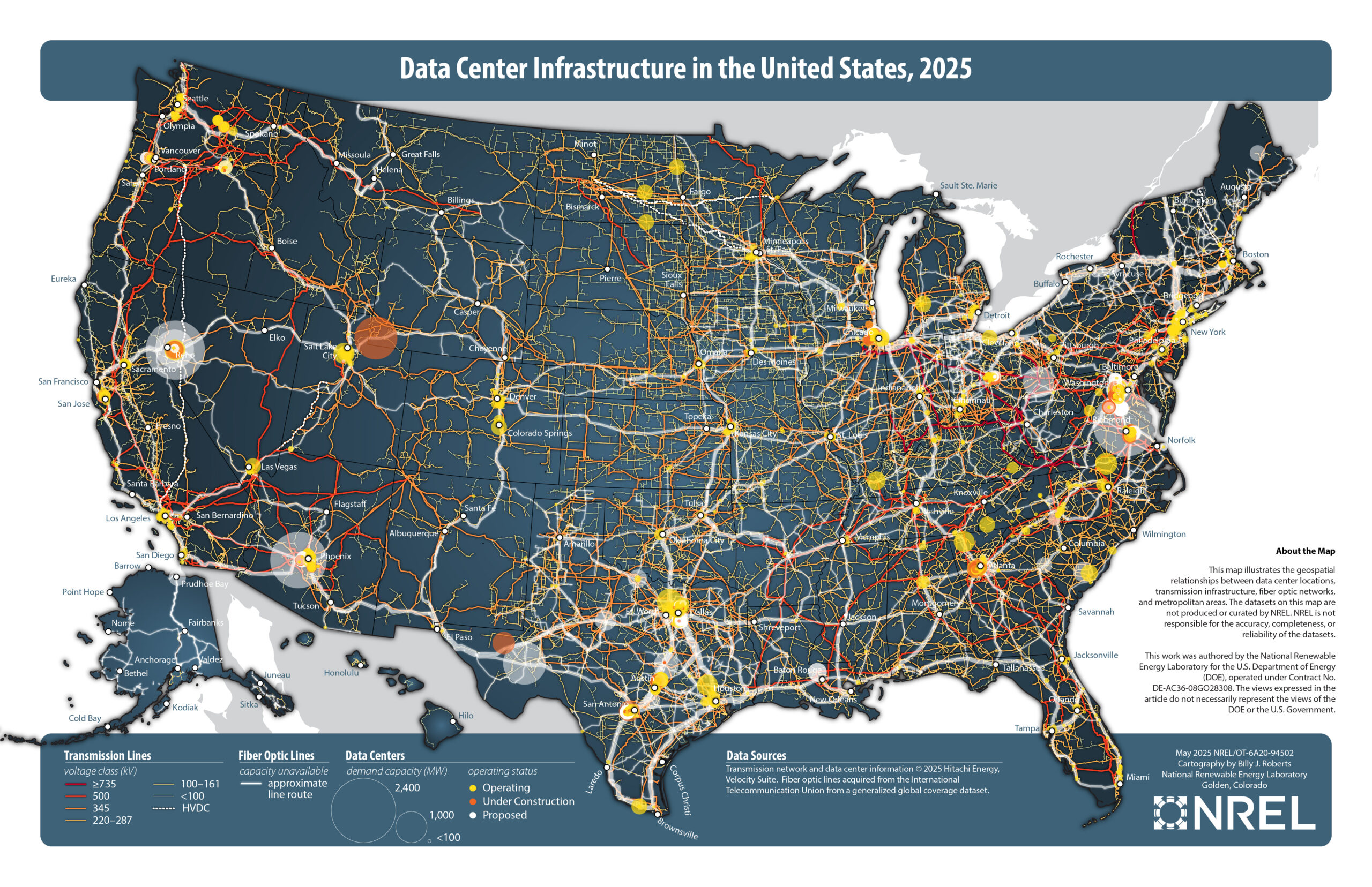 Data center infrastructure in the United States