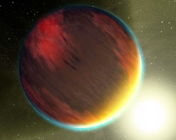 Kayalık bir ötegezegenin atmosferinde buharlaşan helyum gözlemlendi