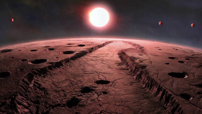 Barnard’ın Yıldızı Sistemi: Sadece Kurak, Kayalık Gezegenler mi Var?
