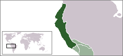 Locator map for the en:Chinchay SuyuChinchay Suyu