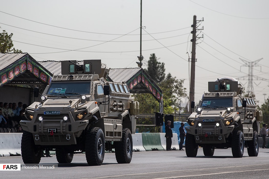 This photo was taken at the Sacred Defense Parade, 2019, held at the mausoleum of Imam Khomeini s...
