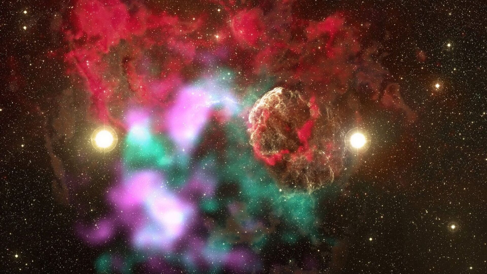 Bilim insanları, her iki yıldızının da patladığı ilk ikiz yıldız sistemi keşfetti olabilir.