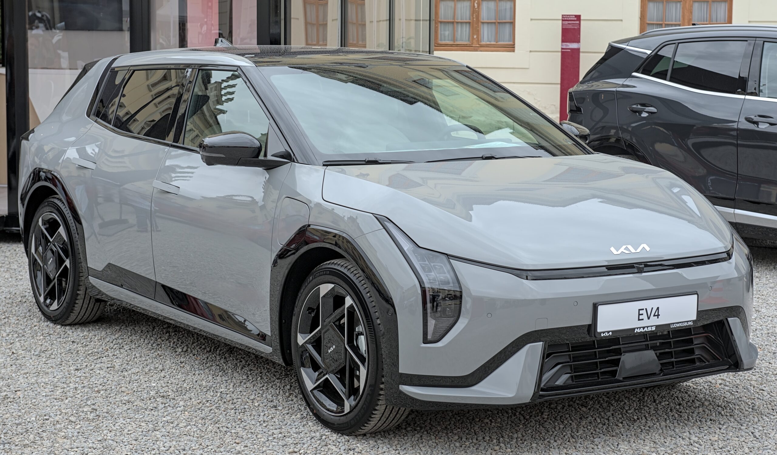 Kia EV4 GT-Line at Automesse Ludwigsburg 2025