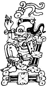 Ah Puch, from Dresden Codex