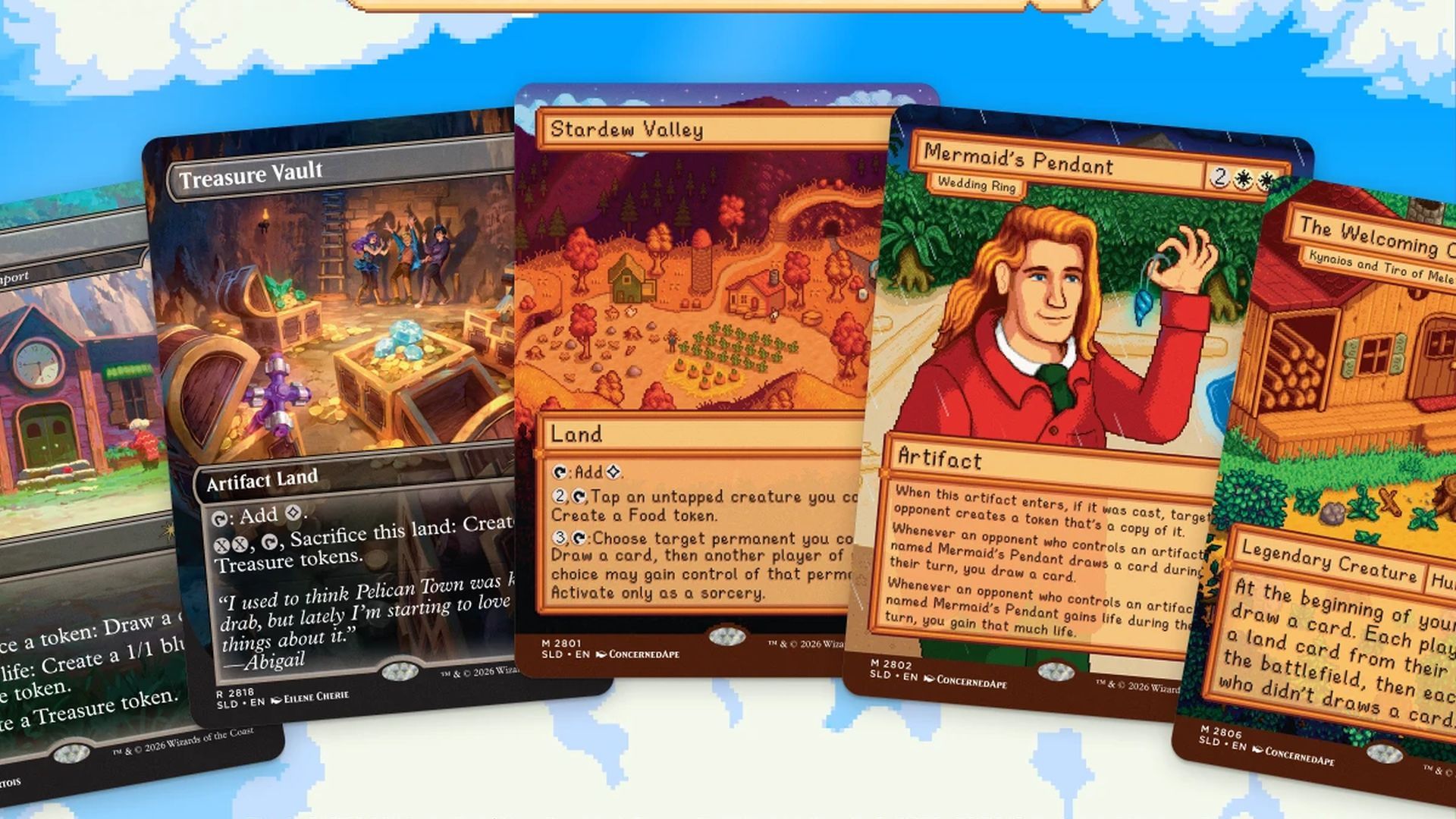 Stardew Valley hayranları, Magic: The Gathering’daki yeni illüstrasyonlara tepki gösterdi.