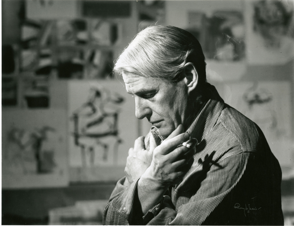 Ünlü sanatçı Willem de Kooning’in (1904-1997) çalışma atölyesindeki görüntüsü.