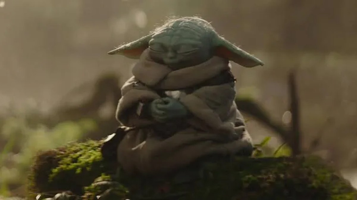 Mandalorian and Grogu yoda mud hut