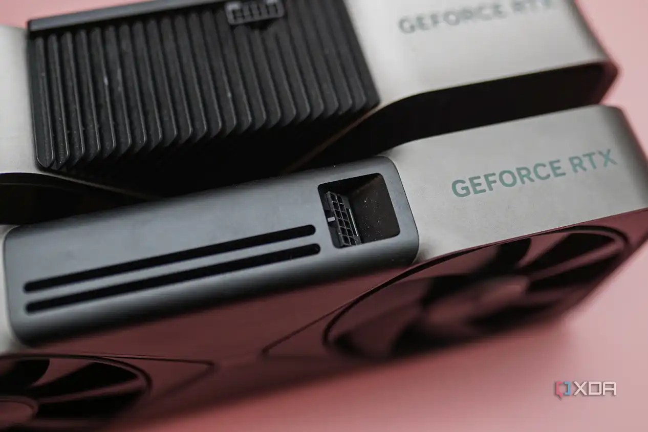 An image of two RTX 5090 GPUs.