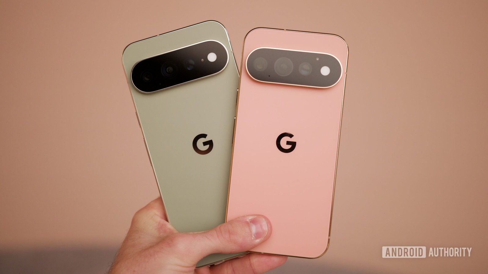 google pixel 11 pro pixel 11 pro xl hands on 11 The Google Pixel 11 Pro XL and Pixel 11 Pro next to each other.