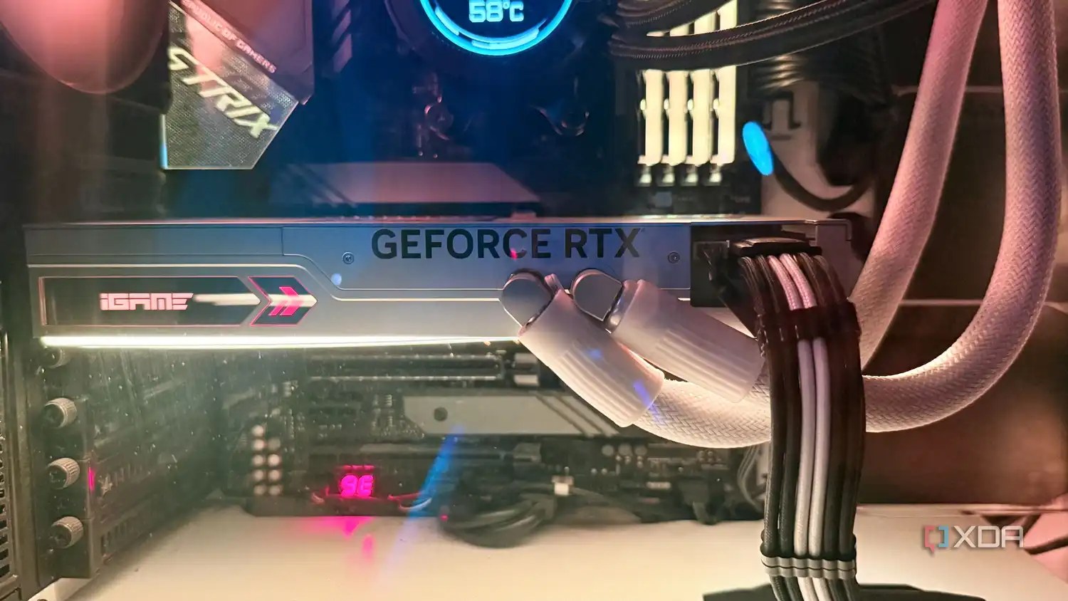 A liquid cooled RTX 4090 GPU