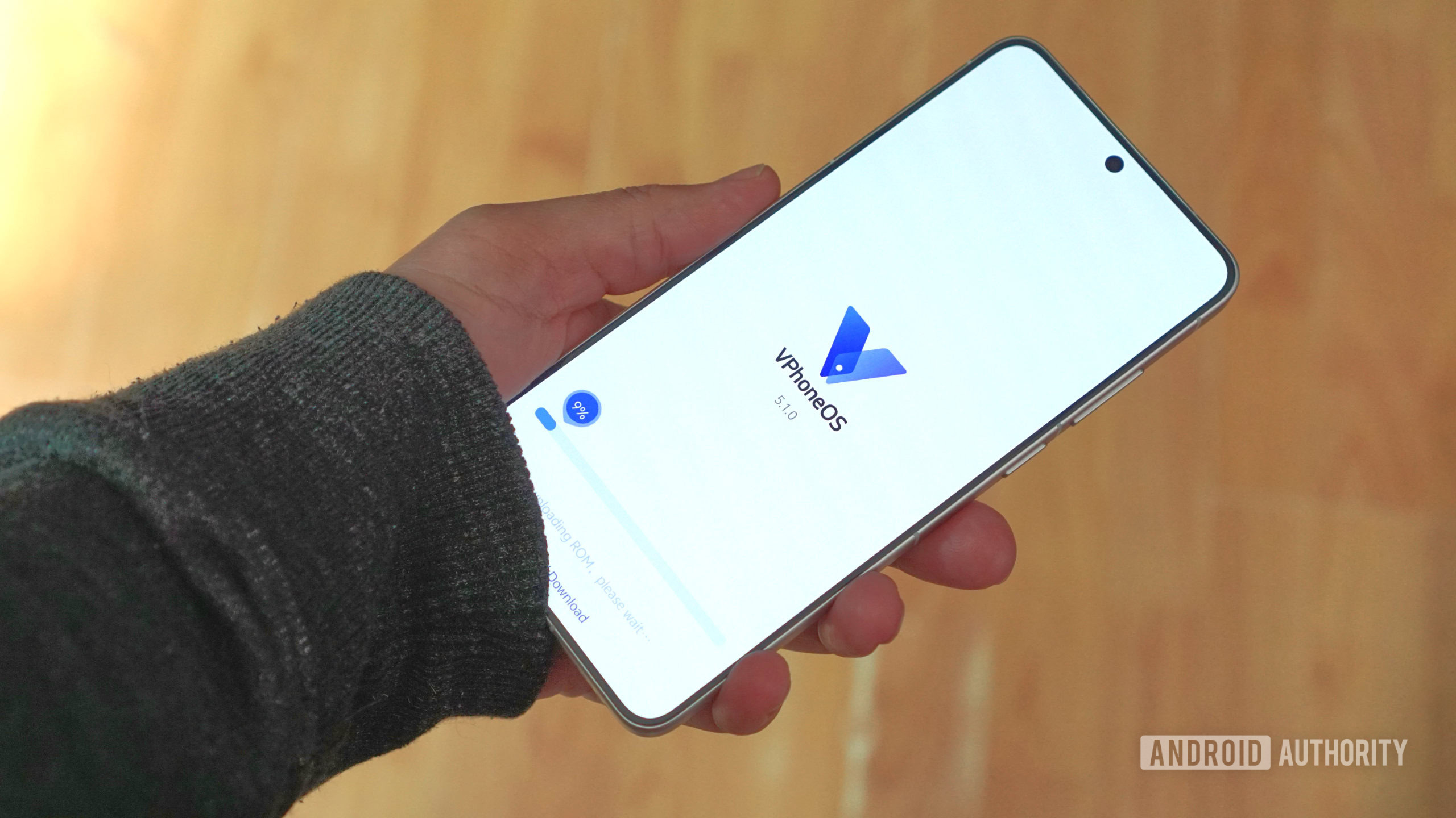 VPhoneOS app on Android phone