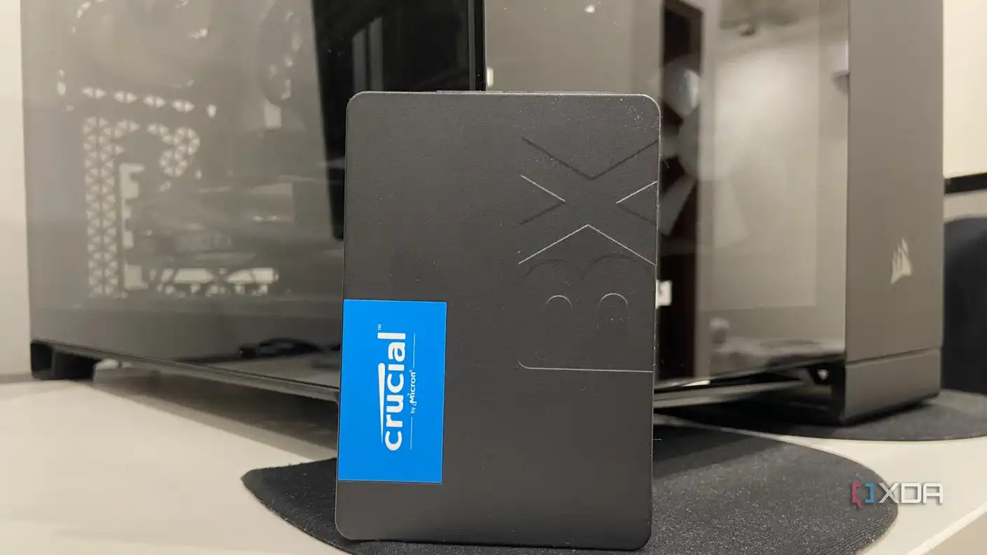 An image of a Crucial SATA SSD.