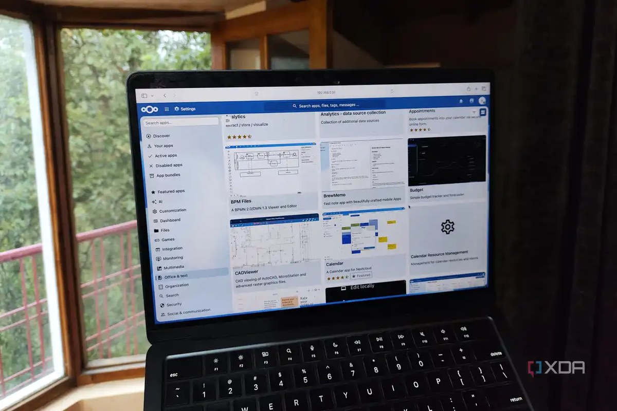 Accessing Nextcloud apps