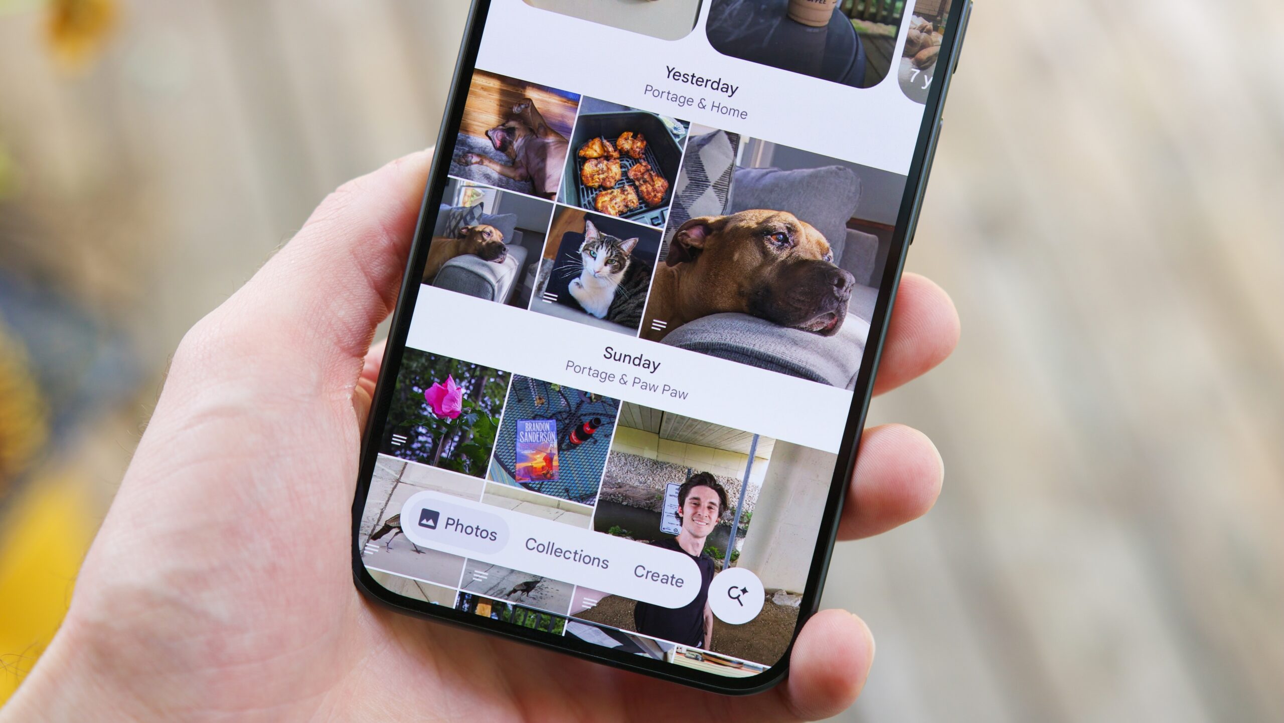 Google Photos app running on a Pixel 11 Pro XL.