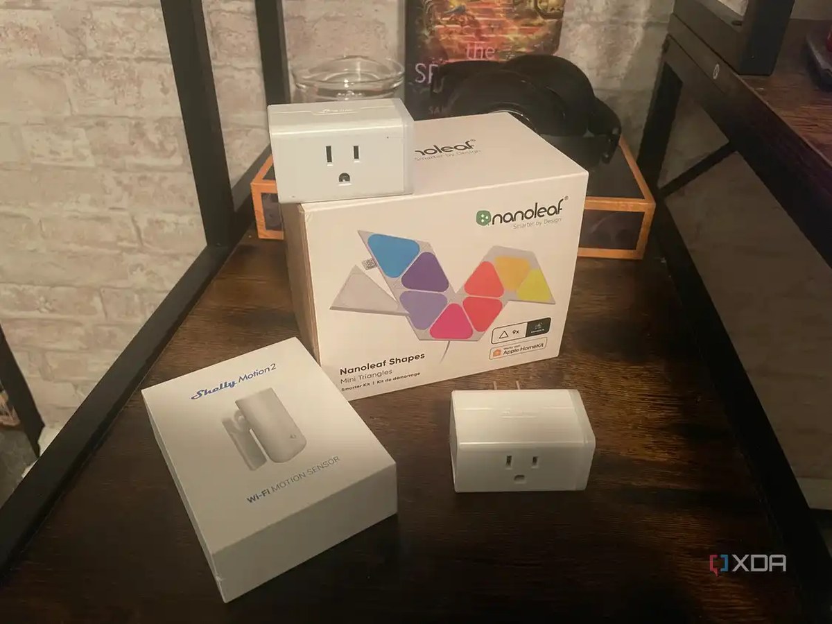 A collection of smart home devices.