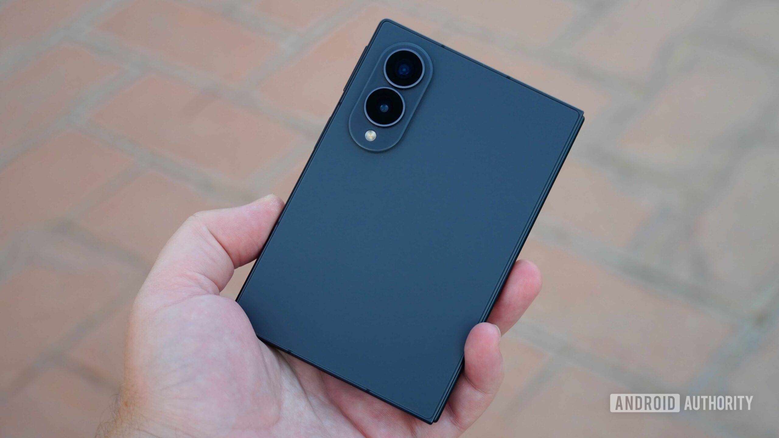 The rear cameras on the Galaxy Z Fold 8.