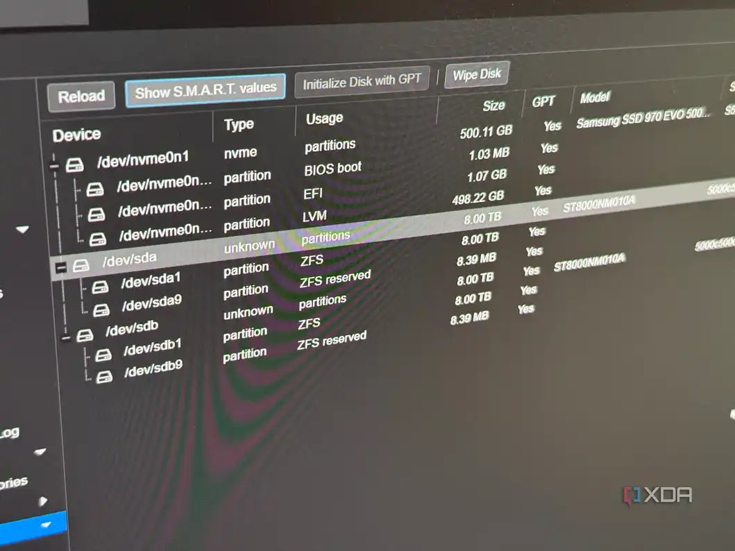 proxmox zfs-setup pool native