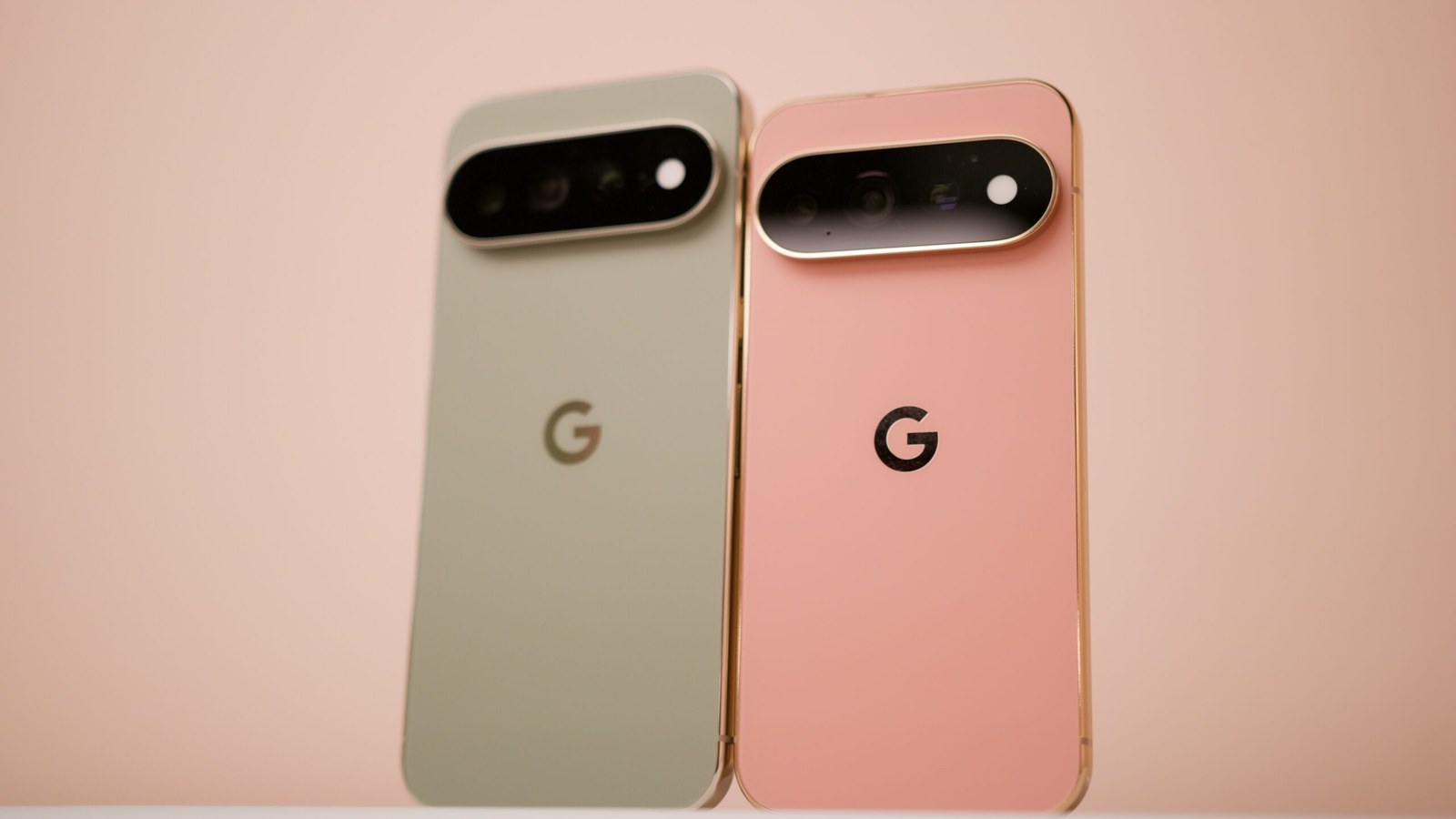 The Google Pixel 11 Pro XL and Pixel 11 Pro next to each other.