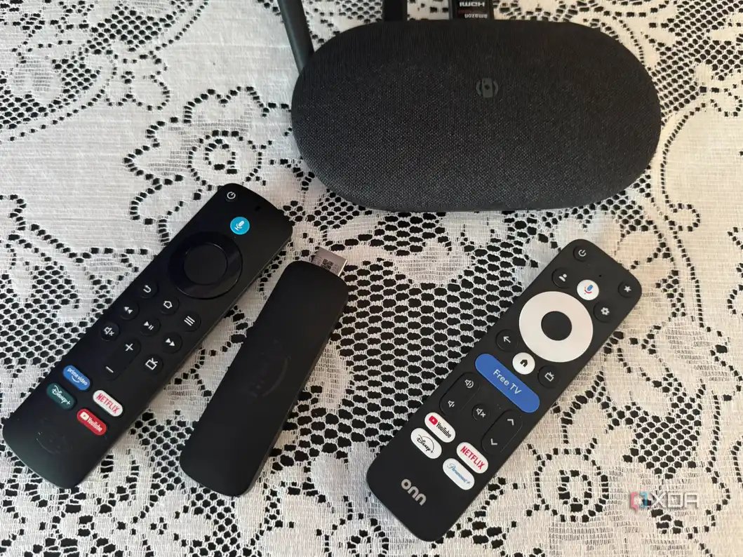 Fire TV with Android TV and Remotes