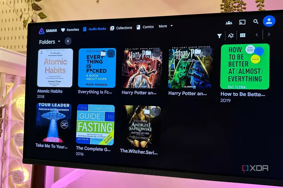Audiobook collection in Jellyfin 12.
