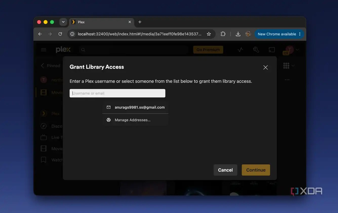 Plex Library access
