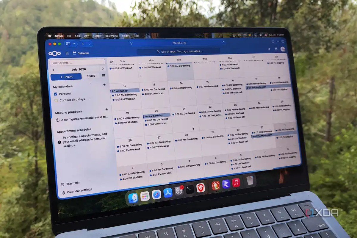 Accessing Nextcloud Calendar