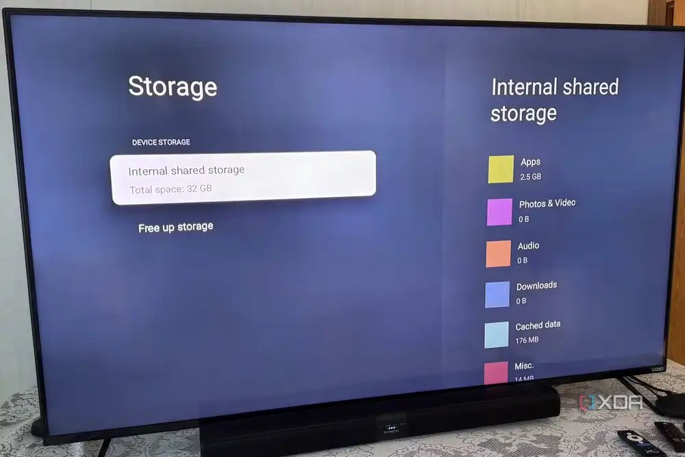 Android TV Box Storage Capacity Setting