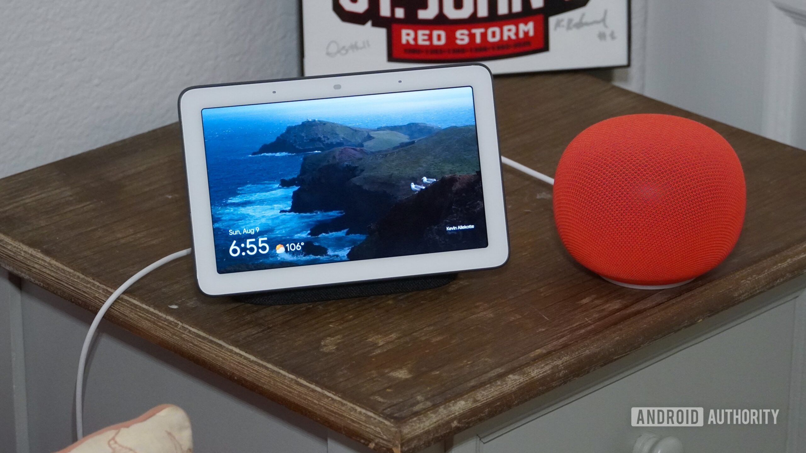 The Google Nest Hub and the Home Speaker.