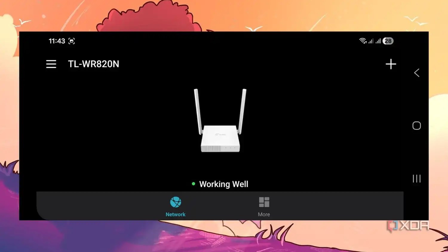screenshot of tp link access point status live