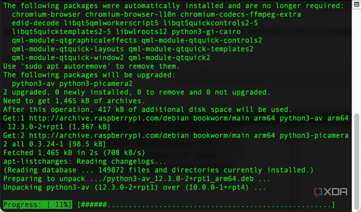 sudo apt upgrade