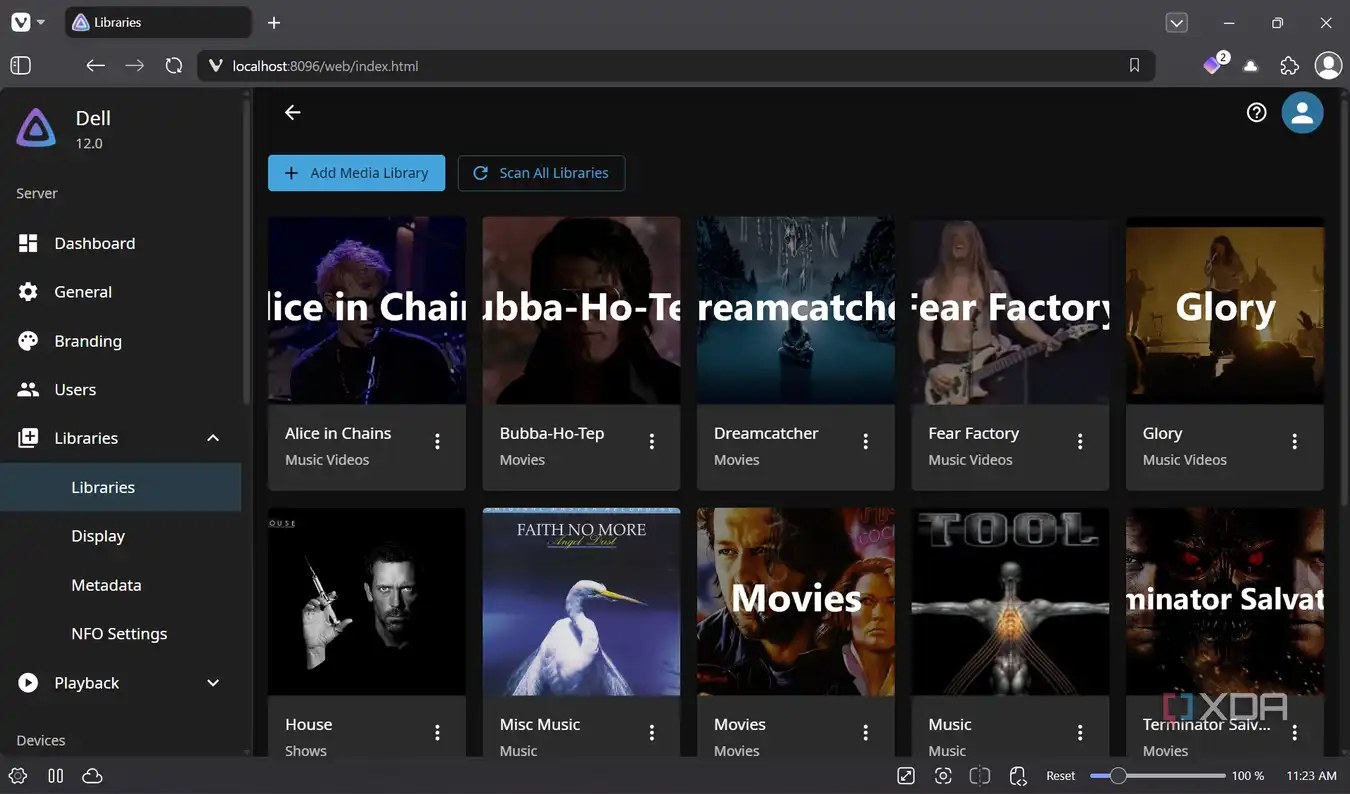 Jellyfin 12 Libraries