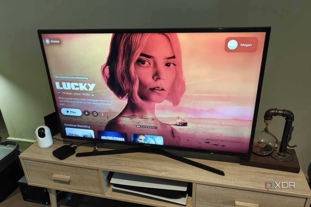 the apple tv app on a tv