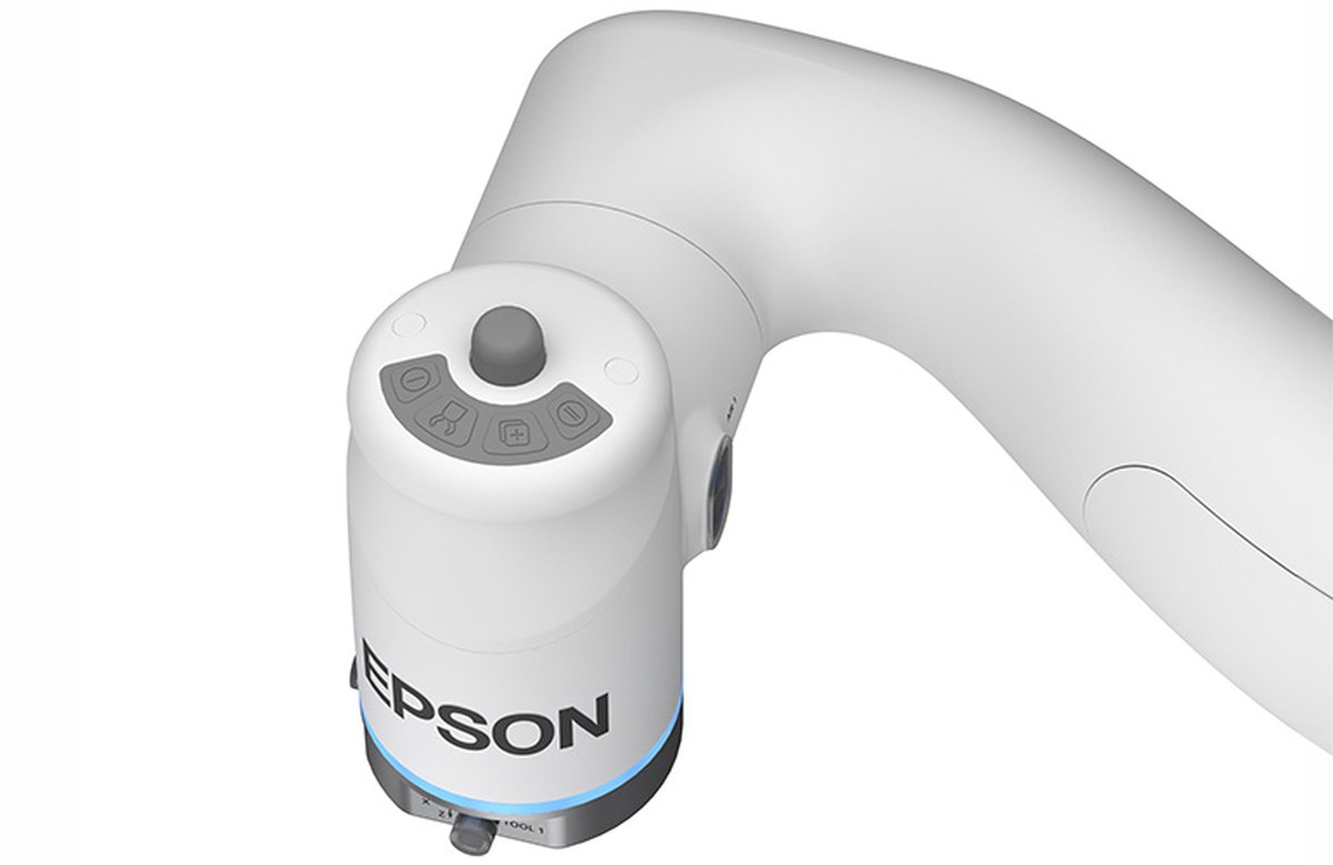 The new AX6 cobot arm from Epson includes features for ease of use.
