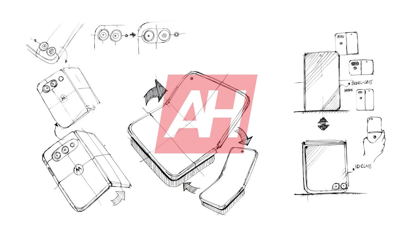 Motorola wide foldable sketch leak 3