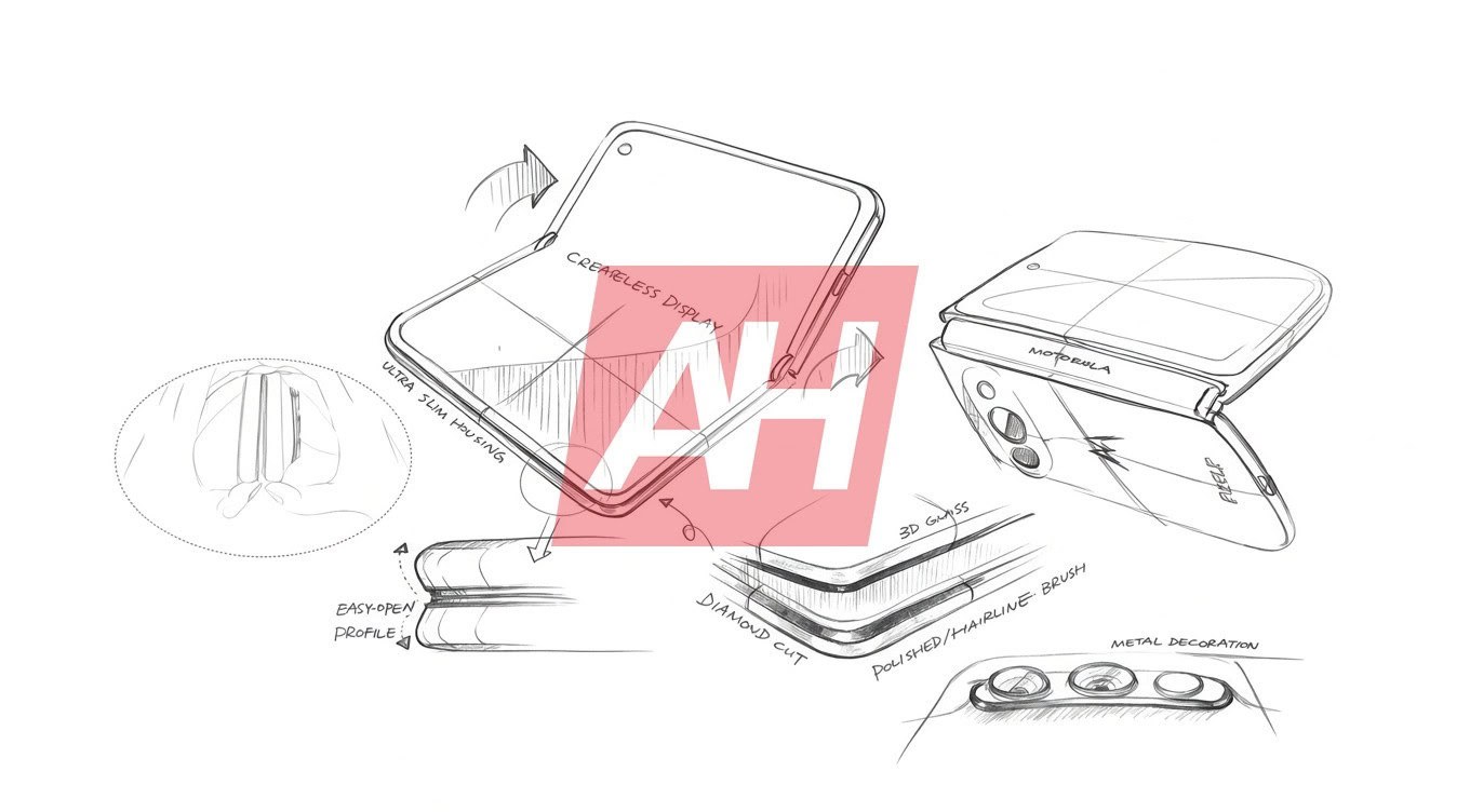 Motorola wide foldable sketch leak 1