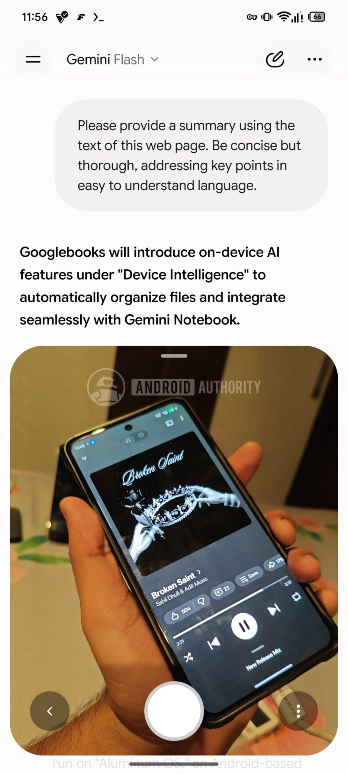 Google Gemini Camera UI Upcoming watermarked