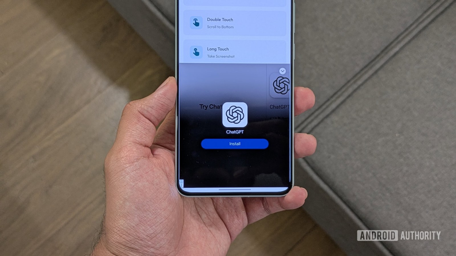 Ads on the Action Notch app.
