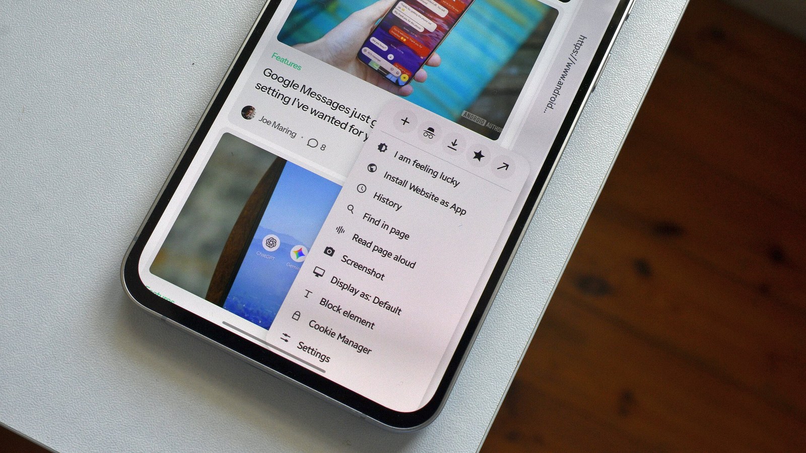solipsism browser android app settings 1